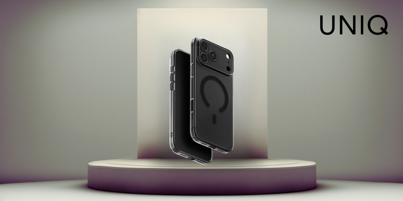 Dėklas UNIQ Airsuit, skirtas iPhone 18 Pro Max / 17 Pro Max, su Magclick įkrovimu, juodas aprašymas - Prekės nuotrauka