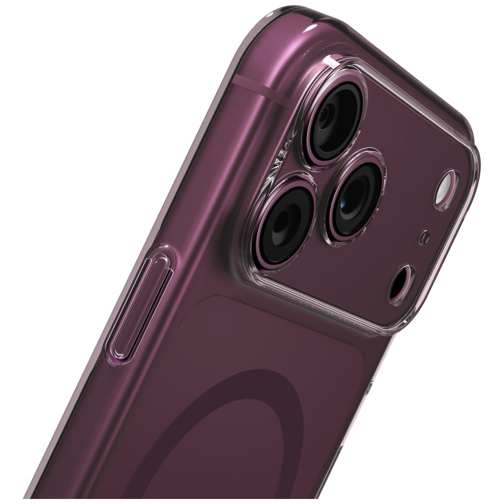 Dėklas UNIQ Airsuit, skirtas iPhone 18 Pro Max / 17 Pro Max, su Magclick įkrovimu, bordo spalvos aprašymas - Prekės nuotrauka