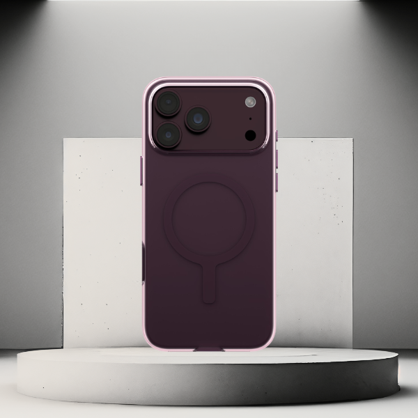 Dėklas UNIQ Clario, skirtas iPhone 18 Pro Max / 17 Pro Max, su Magclick įkrovimu, ekologiškas, violetinis aprašymas - Prekės nuotrauka