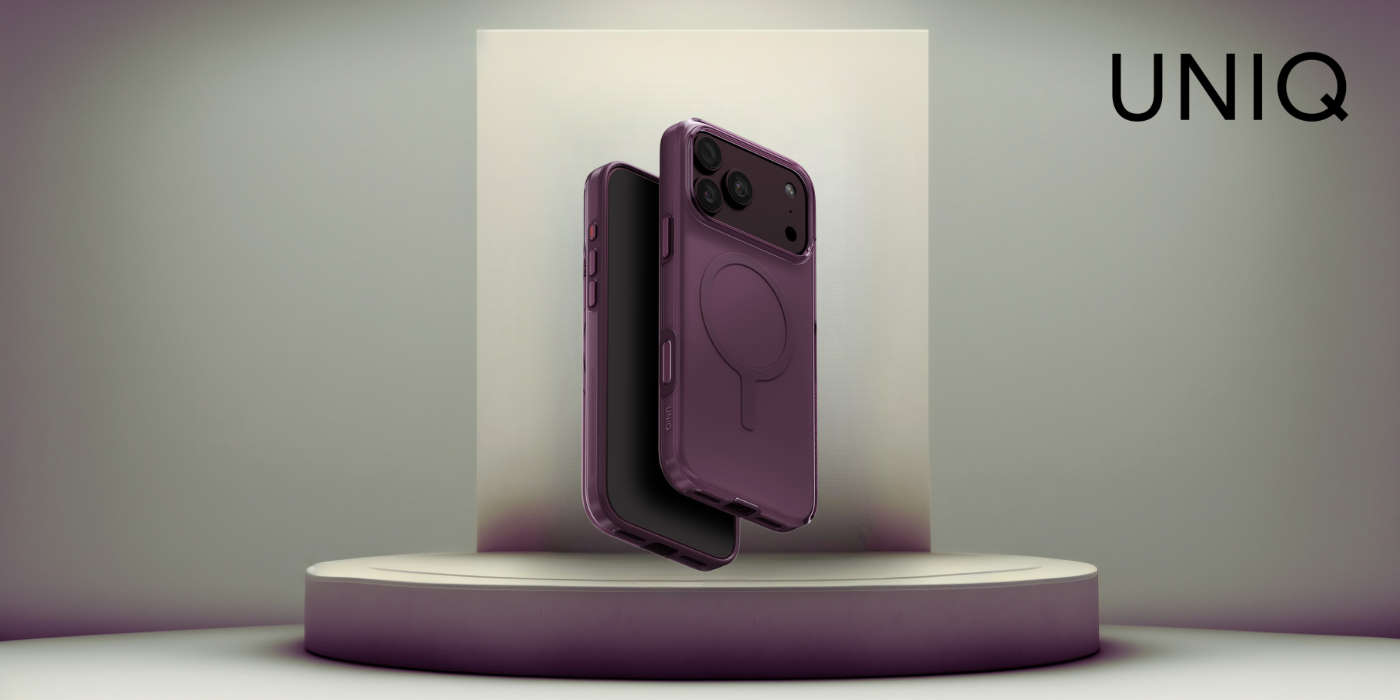 Dėklas UNIQ Clario, skirtas iPhone 18 Pro Max / 17 Pro Max, su Magclick įkrovimu, ekologiškas, violetinis aprašymas - Prekės nuotrauka