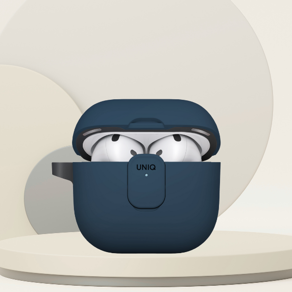 Dėklas UNIQ Clyde for AirPods 4 Lock Dėklas mėlynas aprašymas - Prekės nuotrauka Dėklas UNIQ Clyde for AirPods 4 Lock Dėklas mėlynas aprašymas - Prekės nuotrauka