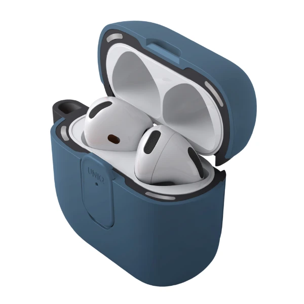 Dėklas UNIQ Clyde skirtas AirPods 4 Lock Case mėlynos spalvos aprašymas - Prekės nuotrauka Dėklas UNIQ Clyde skirtas AirPods 4 Lock Case mėlynos spalvos aprašymas - Prekės nuotrauka