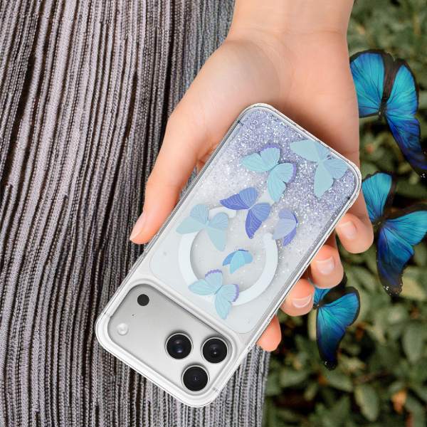 Dėklas UNIQ Coehl Aria, skirtas iPhone 18 Pro Max / 17 Pro Max, magnetinis įkrovimas, mėlynas aprašymas - Prekės nuotrauka