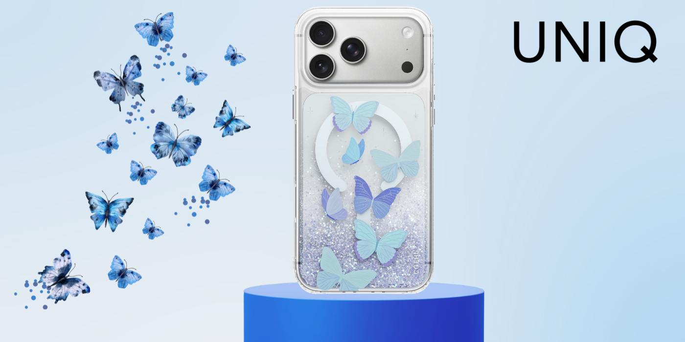 Dėklas UNIQ Coehl Aria, skirtas iPhone 18 Pro Max / 17 Pro Max, magnetinis įkrovimas, mėlynas aprašymas - Prekės nuotrauka