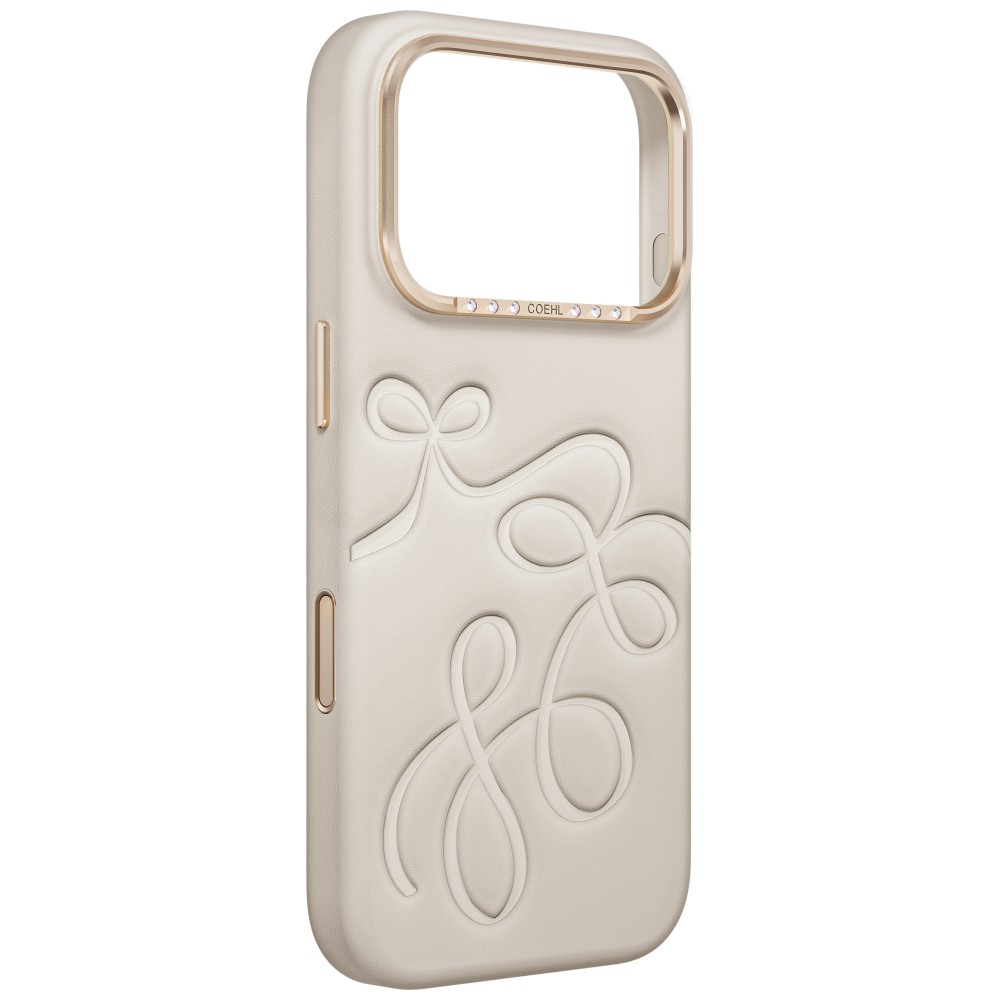 Dėklas UNIQ Coehl Cloude, skirtas iPhone 18 Pro / 17 Pro, su magnetiniu įkrovimu, smėlio spalvos aprašymas - Prekės nuotrauka