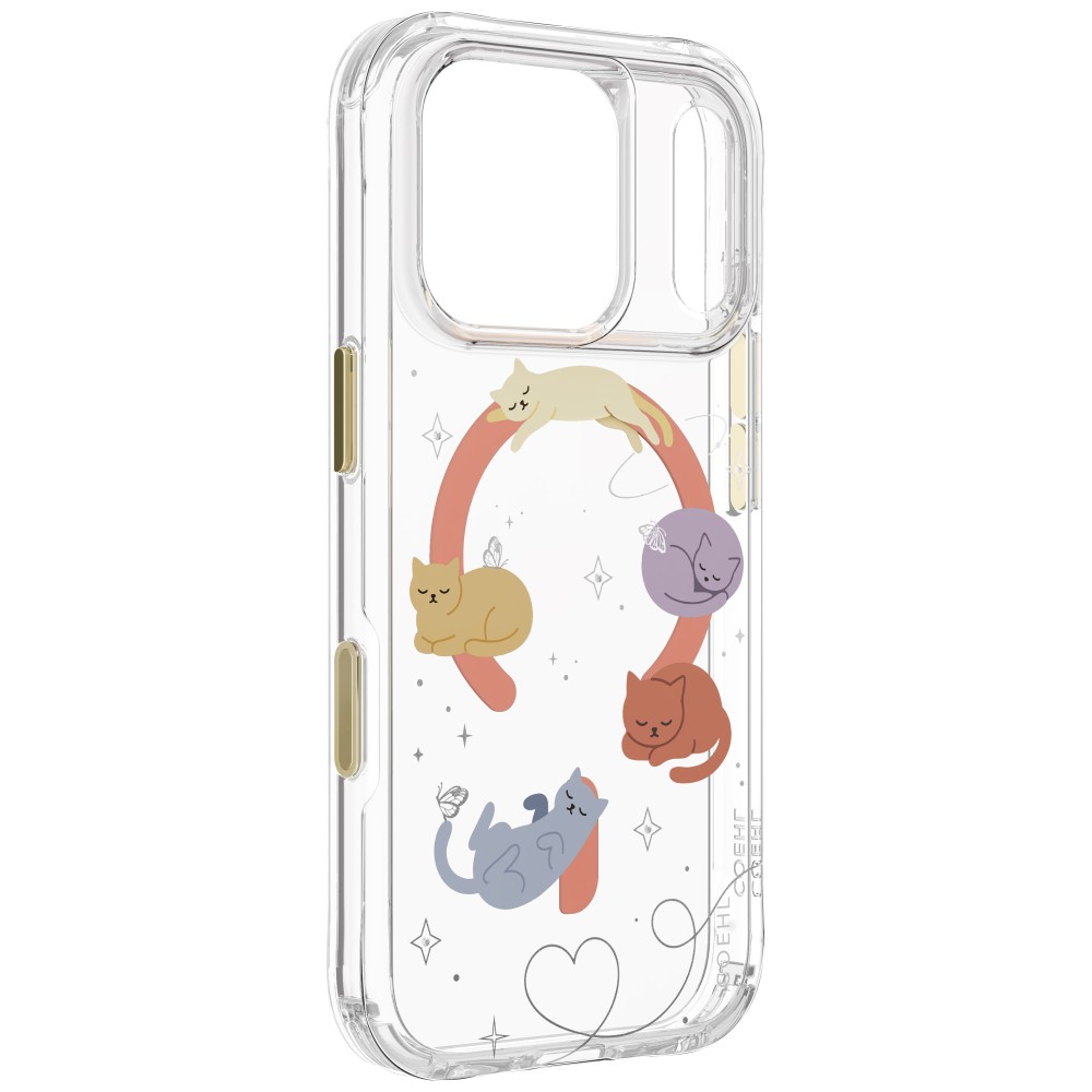 Dėklas UNIQ Coehl Ellie, skirtas iPhone 18 Pro / 17 Pro, su magnetiniu įkrovimu, whiskered dreams aprašymas - Prekės nuotrauka