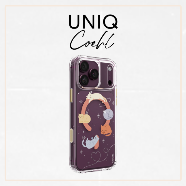 Dėklas UNIQ Coehl Elysie, skirtas iPhone 18 Pro Max / 17 Pro Max, su magnetiniu įkrovimu, whiskered dreams aprašymas - Prekės nuotrauka