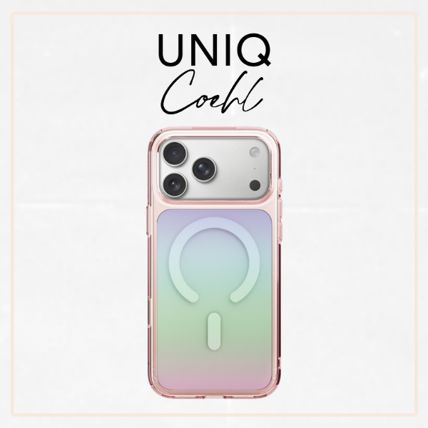 Dėklas UNIQ Coehl Estelle, skirtas iPhone 18 Pro / 17 Pro, su magnetiniu įkrovimu, rožinis aprašymas - Prekės nuotrauka