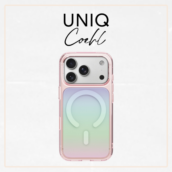 Dėklas UNIQ Coehl Estelle, skirtas iPhone 18 Pro Max / 17 Pro Max, su magnetiniu įkrovimu, rožinis aprašymas - Prekės nuotrauka