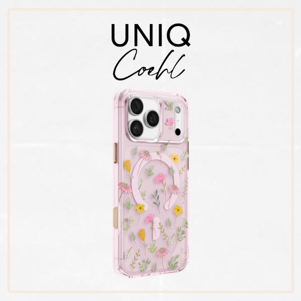 Dėklas UNIQ Coehl Evie, skirtas iPhone 18 Pro Max / 17 Pro Max, magnetinis įkrovimas, rožinis aprašymas - Prekės nuotrauka