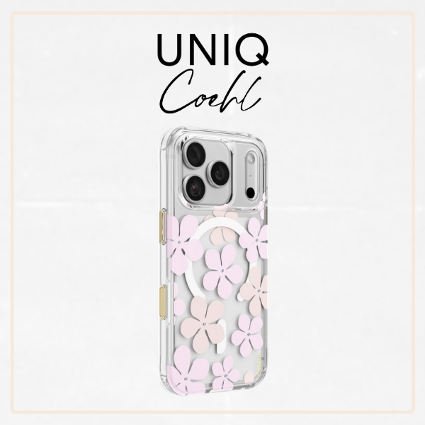 Dėklas UNIQ Coehl Mila, skirtas iPhone 18 Pro / 17 Pro, su magnetiniu įkrovimu, rožinis aprašymas - Prekės nuotrauka