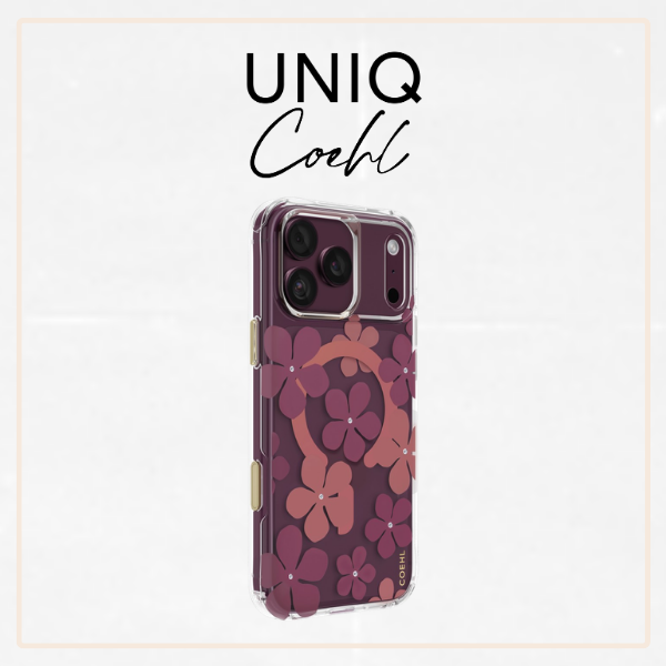 Dėklas UNIQ Coehl Mila, skirtas iPhone 18 Pro Max / 17 Pro Max, magnetinis įkrovimas, bordo spalvos aprašymas - Prekės nuotrauka