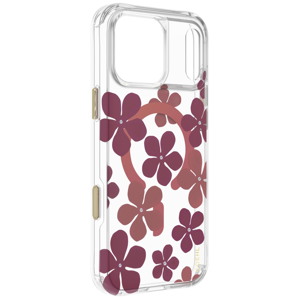 Dėklas UNIQ Coehl Mila, skirtas iPhone 18 Pro Max / 17 Pro Max, magnetinis įkrovimas, bordo spalvos aprašymas - Prekės nuotrauka