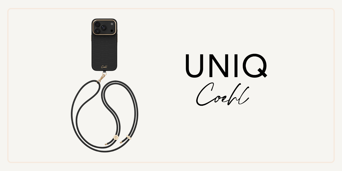 Dėklas UNIQ Coehl Mirelle, skirtas iPhone 18 Pro / 17 Pro, su magnetiniu įkrovimu, juodas aprašymas - Prekės nuotrauka
