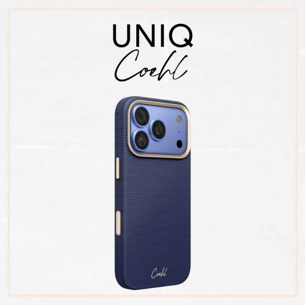 Dėklas UNIQ Coehl Mirelle, skirtas iPhone 18 Pro / 17 Pro, su magnetiniu įkrovimu, noble mėlynas spalvos aprašymas - Prekės nuotrauka