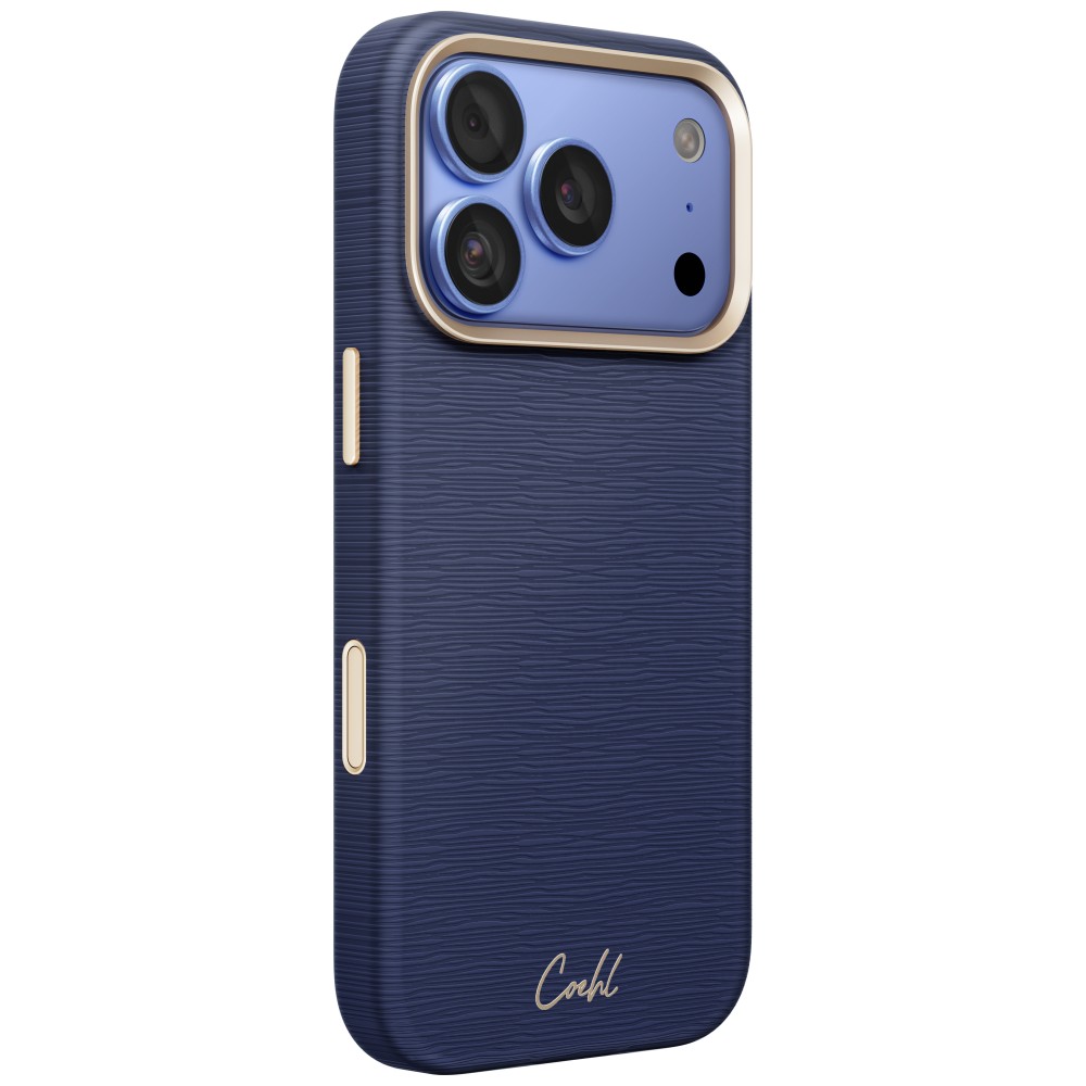 Dėklas UNIQ Coehl Mirelle, skirtas iPhone 18 Pro / 17 Pro, su magnetiniu įkrovimu, noble mėlynas spalvos aprašymas - Prekės nuotrauka