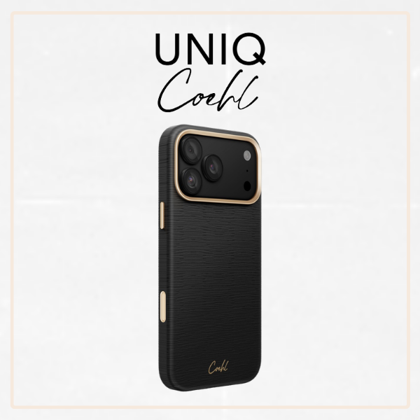 Dėklas UNIQ Coehl Mirelle, skirtas iPhone 18 Pro Max / 17 Pro Max, su magnetiniu įkrovimu, juodas aprašymas - Prekės nuotrauka
