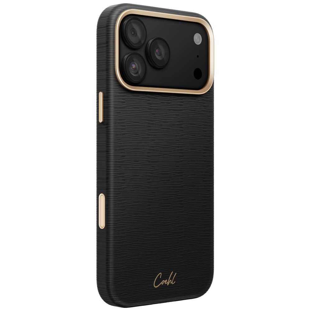 Dėklas UNIQ Coehl Mirelle, skirtas iPhone 18 Pro Max / 17 Pro Max, su magnetiniu įkrovimu, juodas aprašymas - Prekės nuotrauka