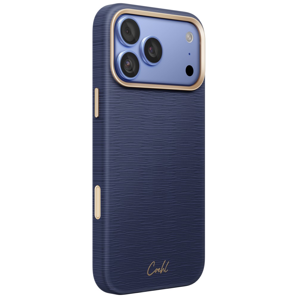 Dėklas UNIQ Coehl Mirelle, skirtas iPhone 18 Pro Max / 17 Pro Max, su magnetiniu įkrovimu, tamsiai mėlynas aprašymas - Prekės nuotrauka
