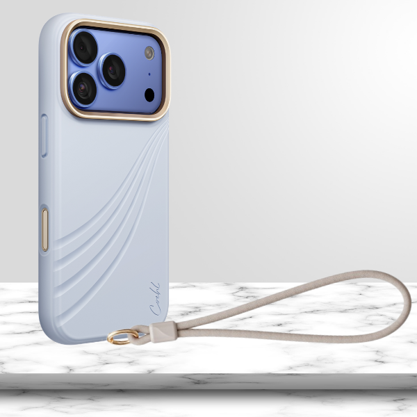 Dėklas UNIQ Coehl Serina, skirtas iPhone 18 Pro / 17 Pro, su magnetiniu įkrovimu, mėlynas aprašymas - Prekės nuotrauka