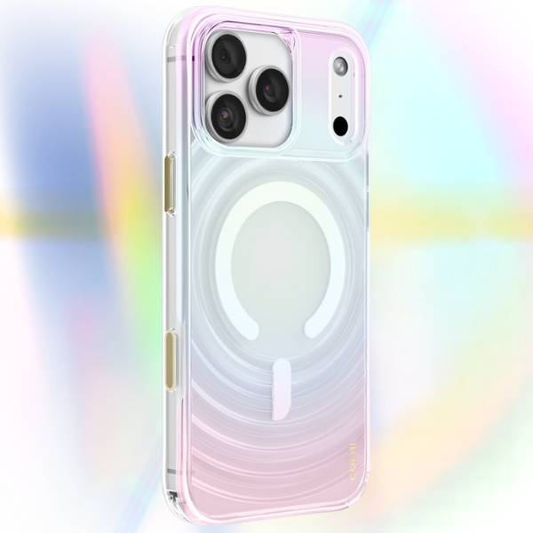 Dėklas UNIQ Coehl Vela, skirtas iPhone 18 Pro Max / 17 Pro Max, su magnetiniu įkrovimu, opalo spalvos aprašymas - Prekės nuotrauka