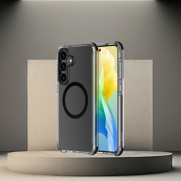 Dėklas UNIQ Combat Samsung Galaxy S25+ Magclick Charging juodos spalvos aprašymas - Prekės nuotrauka