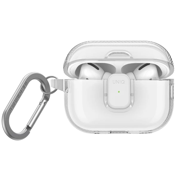 Dėklas UNIQ Glase Pro skirtas AirPods Pro 2 Lock Case skaidrus aprašymas - Prekės nuotrauka