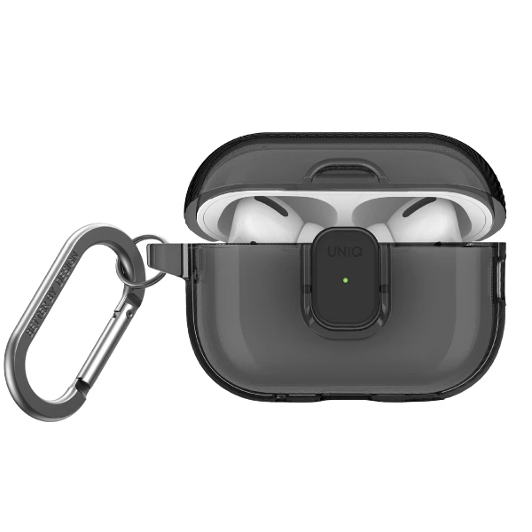 Dėklas UNIQ Glase Pro skirtas AirPods Pro 2 Lock Case pilkos spalvos aprašymas - Prekės nuotrauka Dėklas UNIQ Glase Pro skirtas AirPods Pro 2 Lock Case pilkos spalvos aprašymas - Prekės nuotrauka