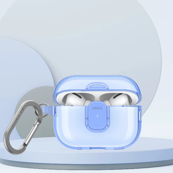 Dėklas UNIQ Glase Pro skirtas AirPods Pro 2 Lock Case mėlynos spalvos aprašymas - Prekės nuotrauka Dėklas UNIQ Glase Pro skirtas AirPods Pro 2 Lock Case mėlynos spalvos aprašymas - Prekės nuotrauka