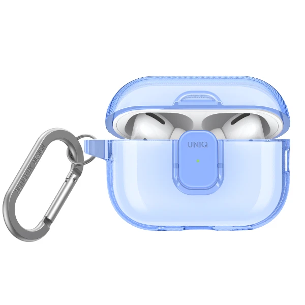 Dėklas UNIQ Glase Pro skirtas AirPods Pro 2 Lock Case mėlynos spalvos aprašymas - Prekės nuotrauka Dėklas UNIQ Glase Pro skirtas AirPods Pro 2 Lock Case mėlynos spalvos aprašymas - Prekės nuotrauka