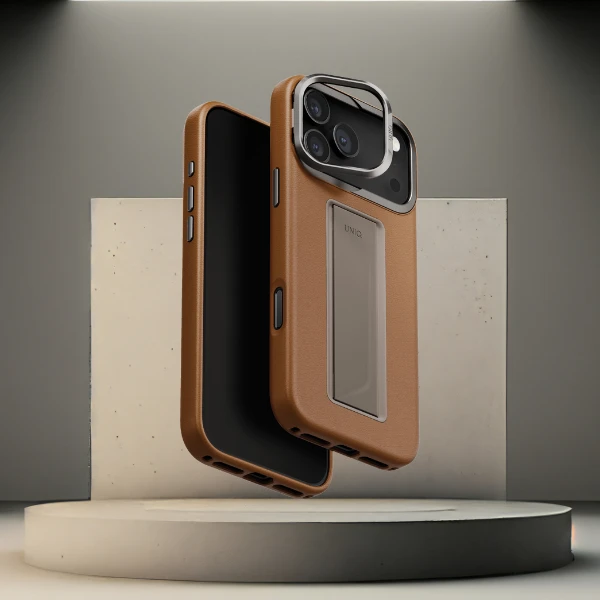 Dėklas UNIQ Heldro Pro skirtas Apple iPhone 17 Pro Max Magclick Charging caramel aprašymas - Prekės nuotrauka