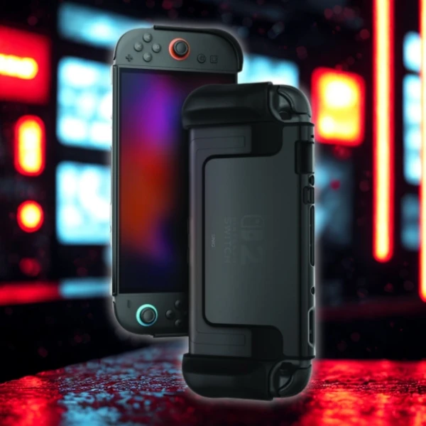 Dėklas UNIQ Hybrid Bytearmor skirtas Nintendo Switch 2 juodos spalvos aprašymas - Prekės nuotrauka