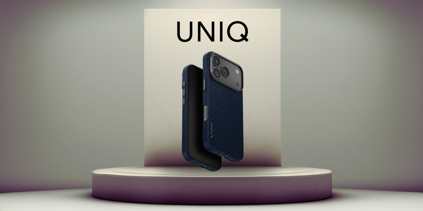 Dėklas UNIQ Keva EDGE iPhone 17 Pro Magclick įkrovimui, mėlynas aprašymas - Prekės nuotrauka