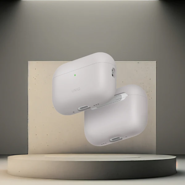 dėklas UNIQ Lino for AirPods Pro 3 gen Silicone beige aprašymas - Prekės nuotrauka