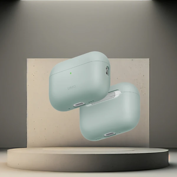 dėklas UNIQ Lino for AirPods Pro 3 gen Silicone žalias aprašymas - Prekės nuotrauka