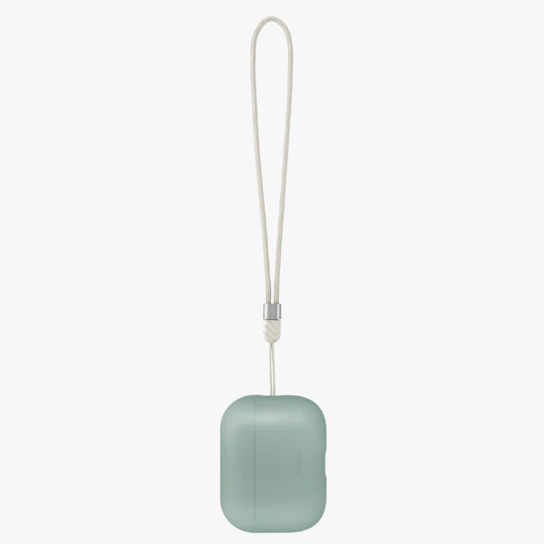 dėklas UNIQ Lino for AirPods Pro 3 gen Silicone žalias aprašymas - Prekės nuotrauka