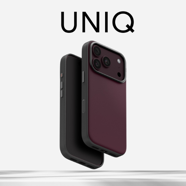 Dėklas UNIQ Lyden DS, skirtas iPhone 18 Pro / 17 Pro, su Magclick įkrovimo funkcija, bordo spalvos aprašymas - Prekės nuotrauka