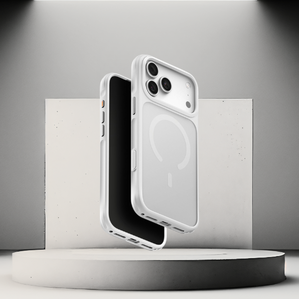 Dėklas UNIQ Veren, skirtas iPhone 18 Pro Max / 17 Pro Max, su Magclick įkrovimu, chalk frost aprašymas - Prekės nuotrauka