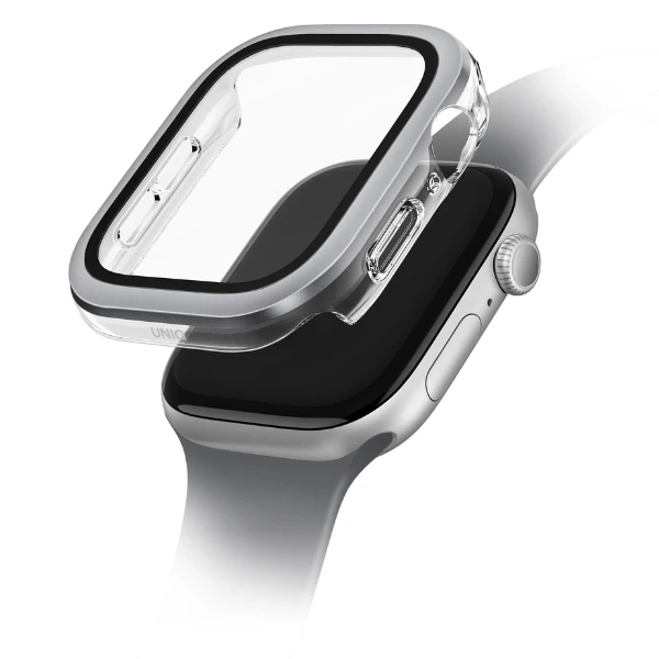 Dėklas UNIQ Voute skirtas Apple Watch Series 10 46mm apsauginis stiklas sidabro spalvos aprašymas - Prekės nuotrauka Dėklas UNIQ Voute skirtas Apple Watch Series 10 46mm apsauginis stiklas sidabro spalvos aprašymas - Prekės nuotrauka