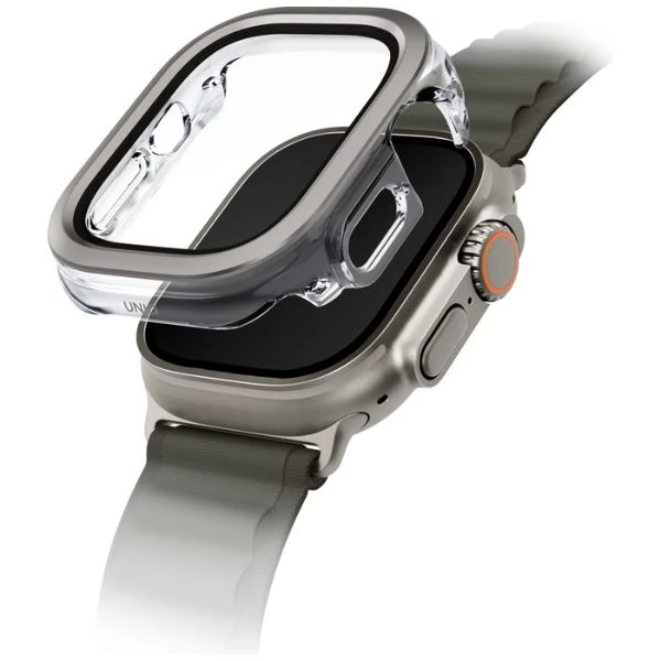Dėklas UNIQ Voute skirtas Apple Watch Ultra 49mm apsauginis stiklas sidabro spalvos aprašymas - Prekės nuotrauka Dėklas UNIQ Voute skirtas Apple Watch Ultra 49mm apsauginis stiklas sidabro spalvos aprašymas - Prekės nuotrauka