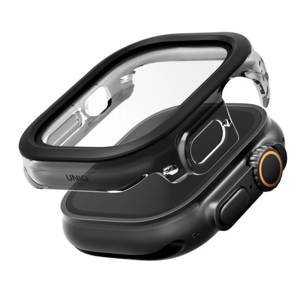 Dėklas UNIQ Voute skirtas Apple Watch Ultra 49mm apsauginis stiklas juodos spalvos aprašymas - Prekės nuotrauka Dėklas UNIQ Voute skirtas Apple Watch Ultra 49mm apsauginis stiklas juodos spalvos aprašymas - Prekės nuotrauka
