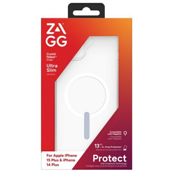 Dėklas ZAGG CRYSTAL PALACE SNAP FOR IPHONE 14 PLUS/15 PLUS CLEAR aprašymas - Prekės nuotrauka