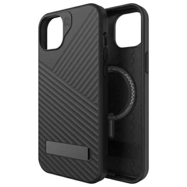 Dėklas ZAGG Denali Snap Kickstand skirtas Apple iPhone 14 Plus / 15 Plus juodos spalvos aprašymas - Prekės nuotrauka
