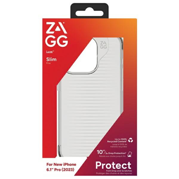 Dėklas ZAGG Luxe Snap skirtas Apple iPhone 15 Pro skaidrus aprašymas - Prekės nuotrauka