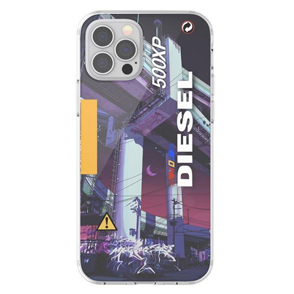 Diesel skaidrus dėklas Mad Dog Jones AOP iPhone 12 12 Pro daugiaspalvis 44324 aprašymas - Prekės nuotrauka