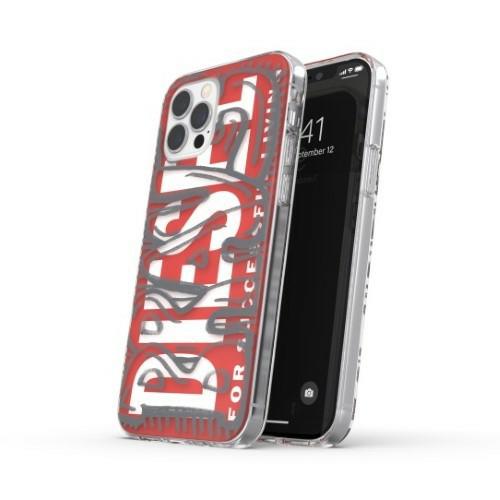 Diesel Snap Dėklas skaidrus AOP Apple iPhone 12 Pro Max raudona-pilka red-pilkas 42568 aprašymas - Prekės nuotrauka Diesel Snap Dėklas skaidrus AOP Apple iPhone 12 Pro Max raudona-pilka red-pilkas 42568 aprašymas - Prekės nuotrauka