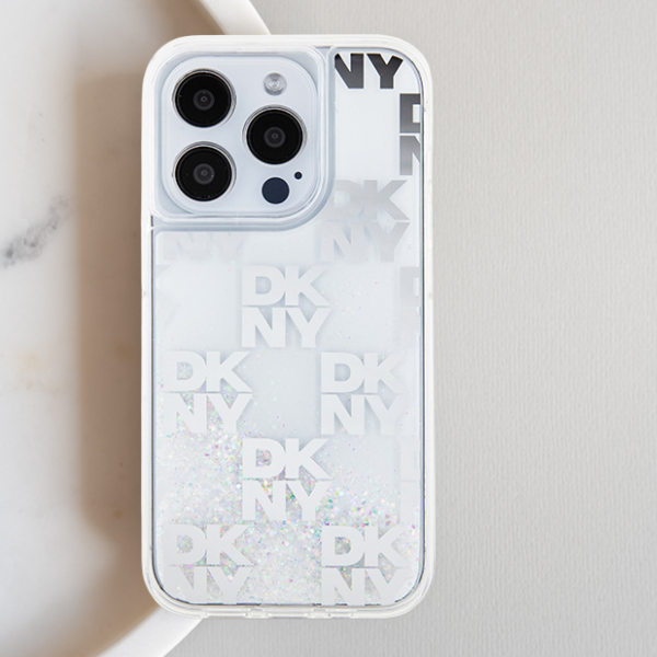 DKNY DKHCP15SLCPEPT Apple iPhone 15 14 13 6.1″ baltos spalvos kietas dėklas Liquid Glitter Multilogo aprašymas - Prekės nuotrauka DKNY DKHCP15SLCPEPT Apple iPhone 15 14 13 6.1″ baltos spalvos kietas dėklas Liquid Glitter Multilogo aprašymas - Prekės nuotrauka