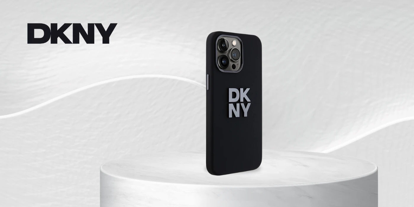 DKNY DKHCP16LSMCBSK Apple iPhone 16 Pro 6.3" dėklas telefonui juodos spalvos Liquid Silikoninis Metal Logo aprašymas - Prekės nuotrauka