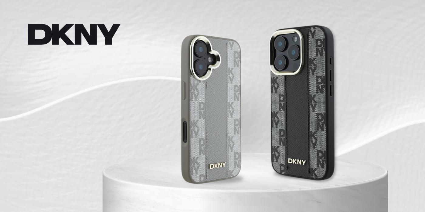 DKNY DKHMP14SPCPVSLE iPhone 14 6.1″ smėlio spalvos kietas dėklas Leather Checkered Mono Pattern MagSafe aprašymas - Prekės nuotrauka