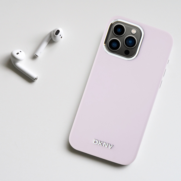 DKNY DKHMP15MSMCHLK iPhone 15 Plus 14 Plus 6.7″ juodos spalvos kietas dėklas Liquid Silicone Small Metal Logo Ma aprašymas - Prekės nuotrauka